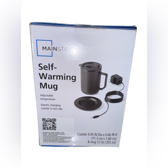 Mainstays Self-Warming Black 12 oz Mug - Picture 4 of 8